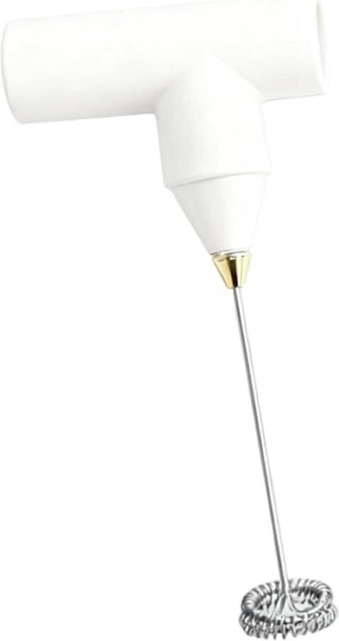 Elektrische Handmixer Draadloze Keukenmixer Bakken en Klopwerk Krachtige Motor Snel 23 cm Hoog Wit