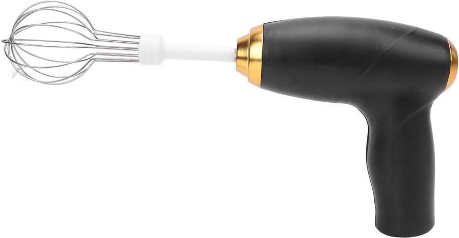 Elektrische Handmixer Draadloze Keukenmixer Beslag En Room USB Oplaadbaar 17 x 13 x 5 cm Zwart