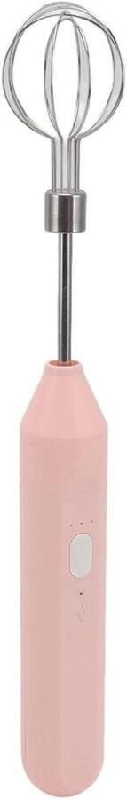Elektrische Handmixer Draadloze Klopper Creme Opschuimen Drie Snelheden 1200mAh Batterij Roze