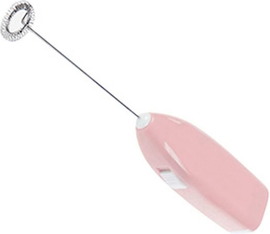 Elektrische Handmixer Draadloze Mixer Drankjes Mengen Compact Ontwerp 8 Inch Roze