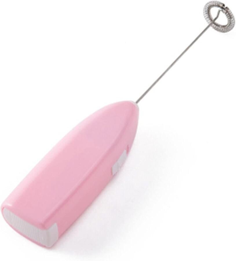Elektrische Handmixer Draadloze Mixer Snel Mixen Compact Ontwerp 20 cm Roze