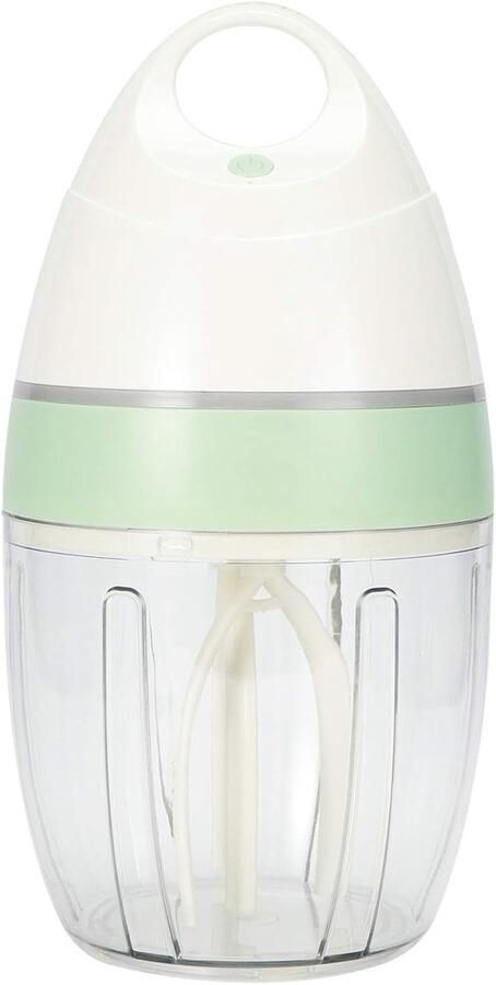 Elektrische Handmixer Eierklopper Bakken en Maken Geluidsarm Mengen 900 Ml Container Wit