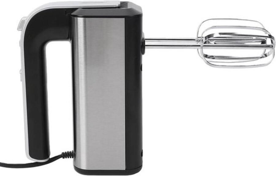 Elektrische handmixer Keuken- en bakmixer Gebak maken Instelbare snelheden 21x20.5x9.5 cm Zilver