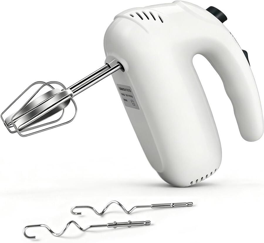 Elektrische Handmixer Keuken Garde Bakken en Mixen 5 Snelheden 18 x 6 x 7 cm Wit