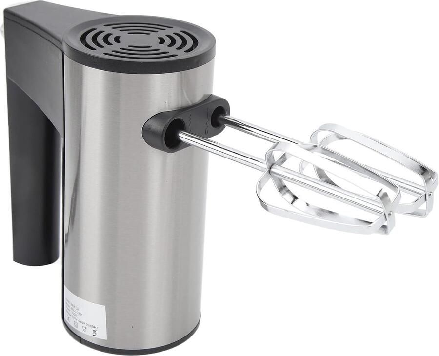 Elektrische Handmixer Keuken Mixer Bakken en Koken 5 Snelheden Instelbaar 18x14x8 cm Zwart