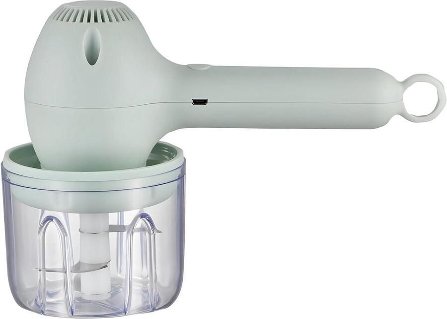 Elektrische Handmixer Keukenmachine Garde Bakken Ingrediënten Mengen Draadloos USB Oplaadbaar 21 x 10 x 10 cm