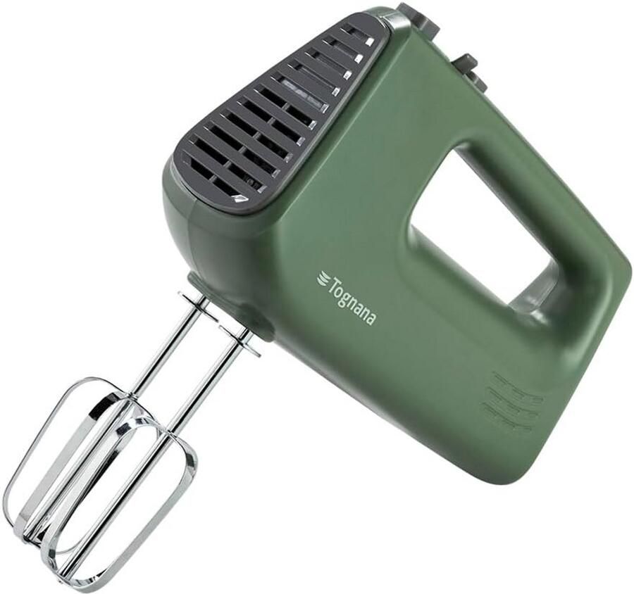 Elektrische Handmixer Keukenmixer Bakken en Koken Zelfdragende Functie 400 Watt Saliegroen