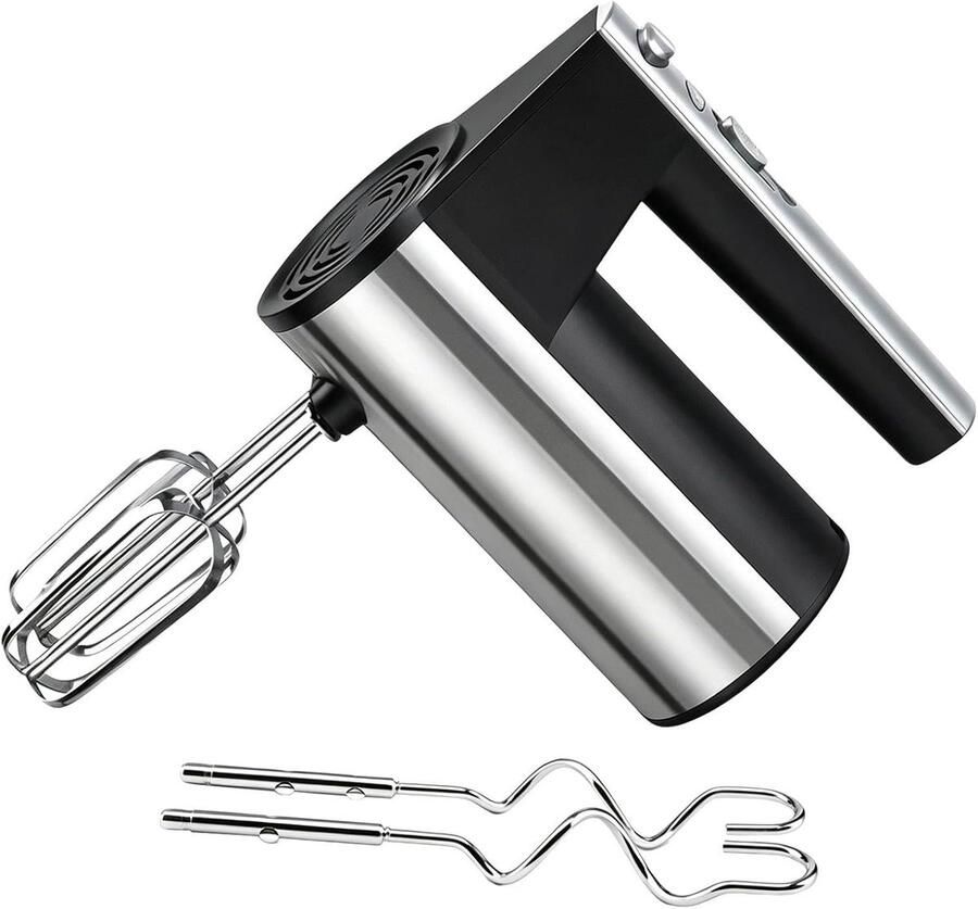 Elektrische Handmixer Keukenmixer Beslagmaker Bakken En Koken Stabiele Snelheidsregeling 95 x 175 x 95 cm Wit