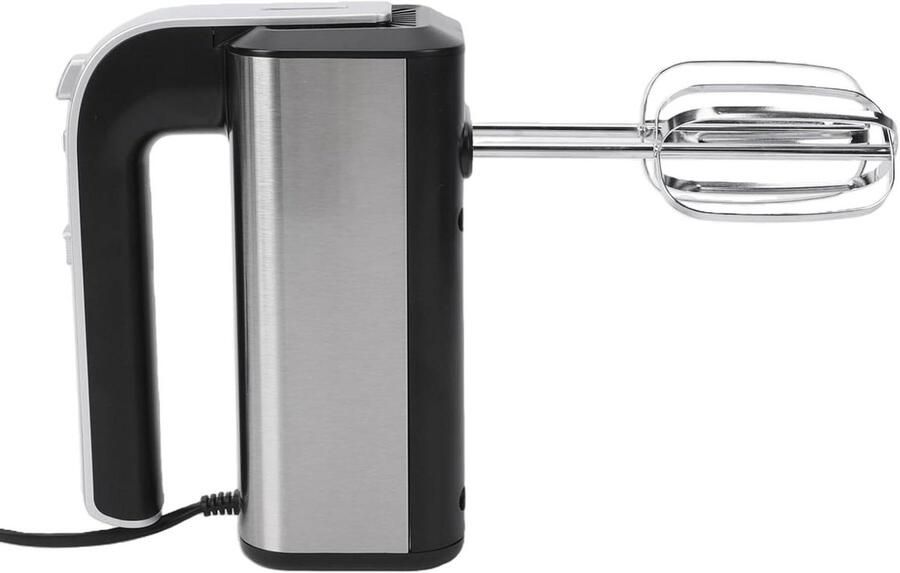 Elektrische Handmixer Keukenmixer Beslagmixer Bakken en Koken 4 Roestvrijstalen Accessoires 21D x 20.5W x 9.5H cm