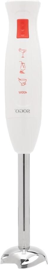 Elektrische Handmixer Keukenmixer Beslagmixer Beslag Maken Betrouwbaar Bereik 400 Watt Wit Rood