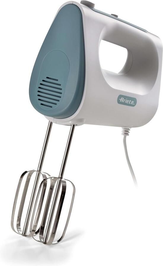 Elektrische Handmixer Keukenmixer Klopper Beslag Maken 5 Snelheden Turbo 19x9x16 cm Wit Sky Blauw