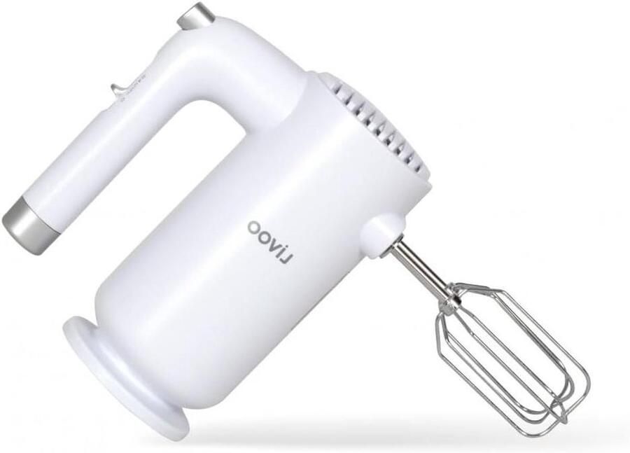 Elektrische Handmixer Keukenmixer Mixer Bakken Maken 5 Snelheden Turbo 250 Watt Wit