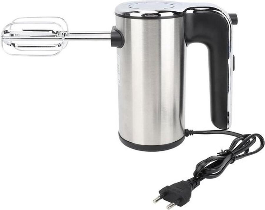 Elektrische Handmixer Keukenmixer Slagmachine Ingrediënten Mengen 5 Snelheden Turbocompressor 20D x 17B x 9H cm Zwart