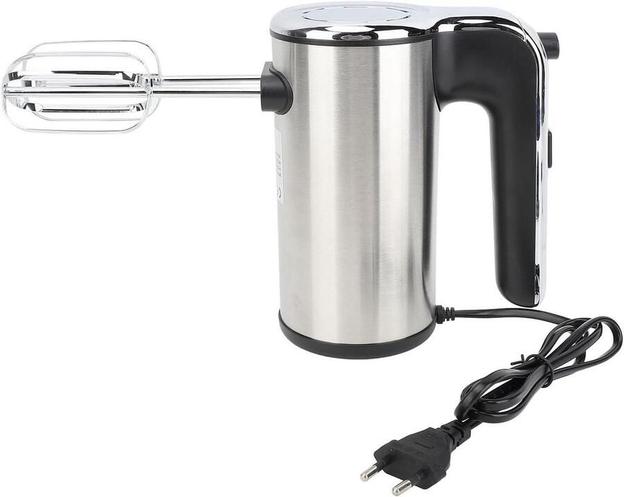 Elektrische Handmixer Keukenmixer Slagroommaker Ingrediënten Mengen 500W Krachtige Motor 20D x 17B x 9H cm Zilver