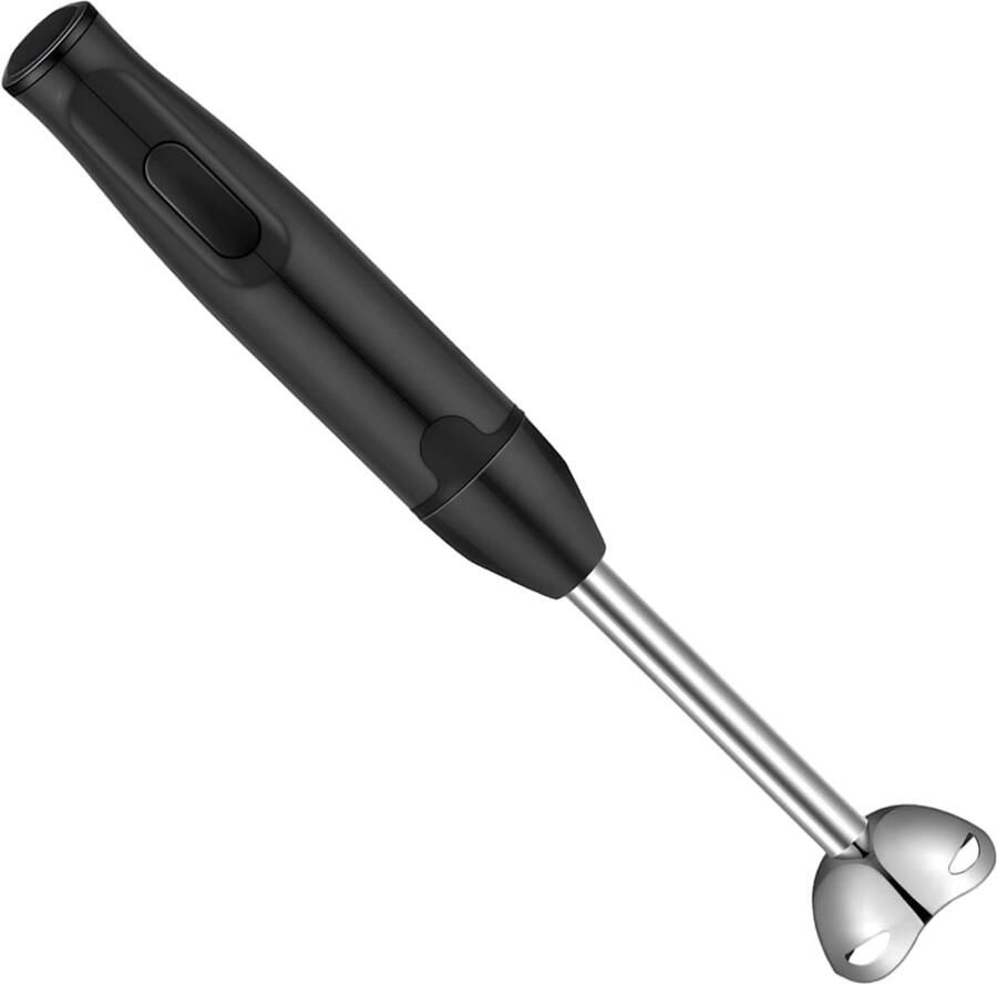 Elektrische handmixer Keukenmixer staafmixer Maaltijden bereiden Krachtige 400W motor 38 cm lengte Zwart