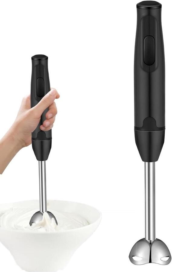 Elektrische Handmixer Keukenmixer Staafmixer Snel Ingrediënten Mixen Krachtige 400 Watt Motor 38 x 63 cm