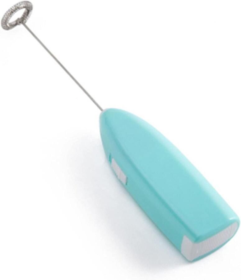 Elektrische Handmixer Melkopschuimer Koffiemixer Dranken Mixen Draadloos en Draagbaar 20.3 cm Blauw