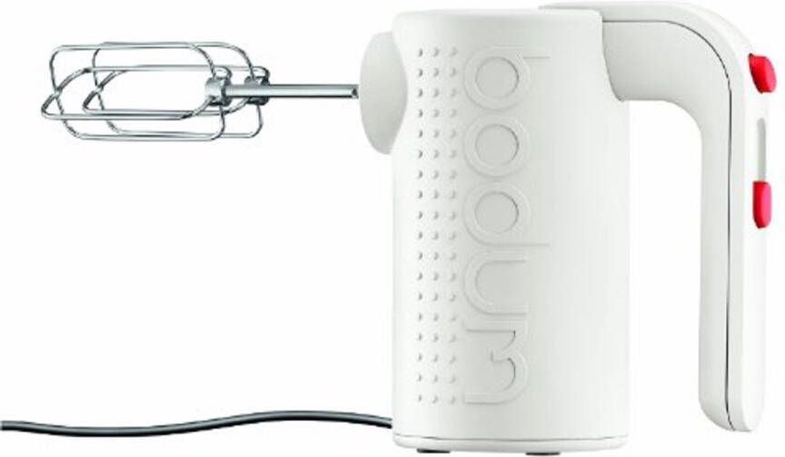 Elektrische handmixer met 5 snelheden en roestvrijstalen opzetstukken