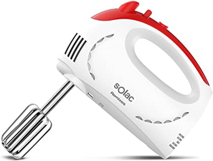 Elektrische Handmixer met Turbo-functie en 5 Snelheden Kneed- en Mengstangen