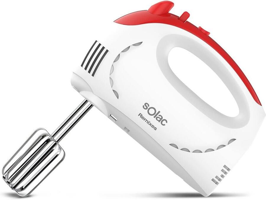 Elektrische Handmixer met Turbo-functie en 5 Snelheden Kneed- en Mengstangen