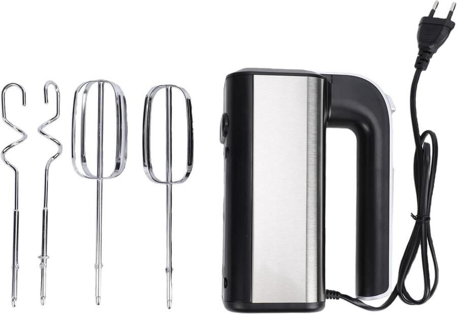 Elektrische Handmixer Taartmixer Keukenmixer Thuis Bakken Mengen Variabele Snelheid 21x20.5x9.5 cm Zwart
