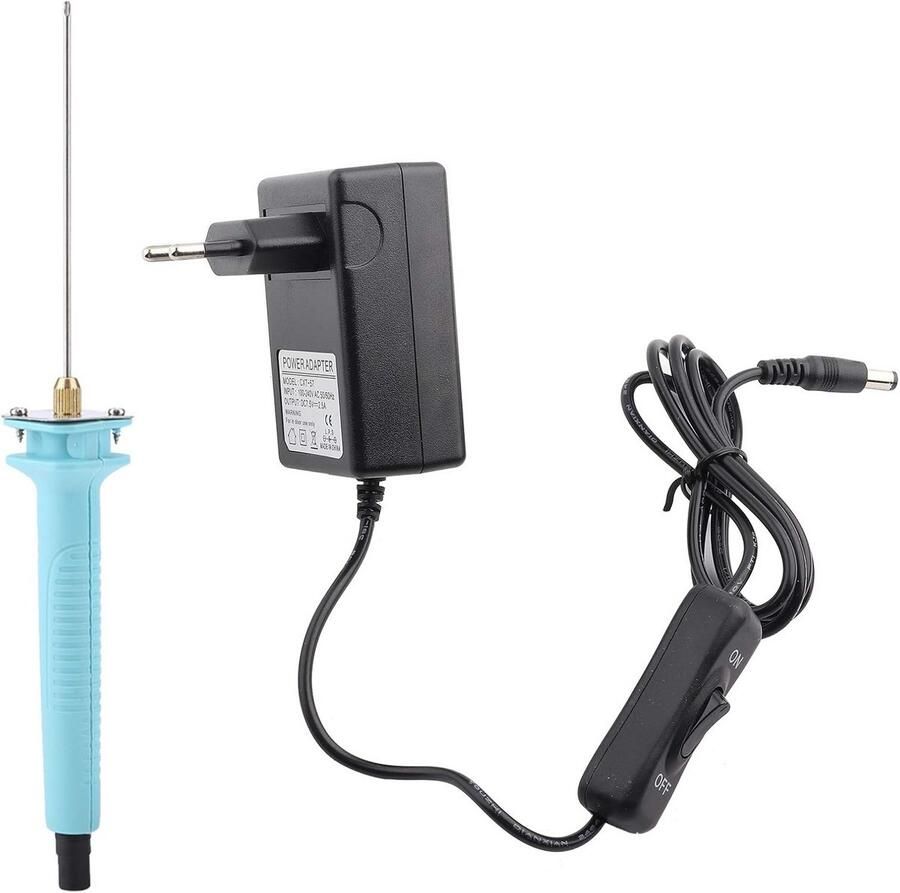 Elektrische Hete Draad Schuimrubber Snijder 18W voor Polystyreen en Hete Snijgravure 10cm Punt EU Plug