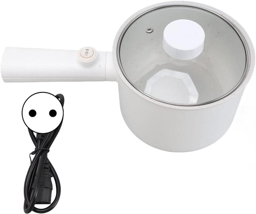 Elektrische Hete Pot Multifunctionele Pan Koken en Stoven Keramische Glazuurlaag 1.8 Liter Multi