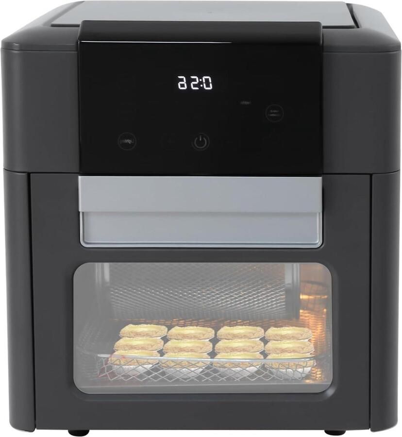 Elektrische heteluchtoven Mini oven Airfryer Gezond koken 12 liter capaciteit 33 x 333 x 36 cm