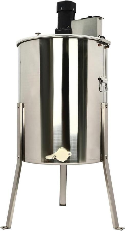 Elektrische Honing Slinger Honing Centrifuge Honing Verwerken Grote Capaciteit Vat 140W Motor Zilverkleurig