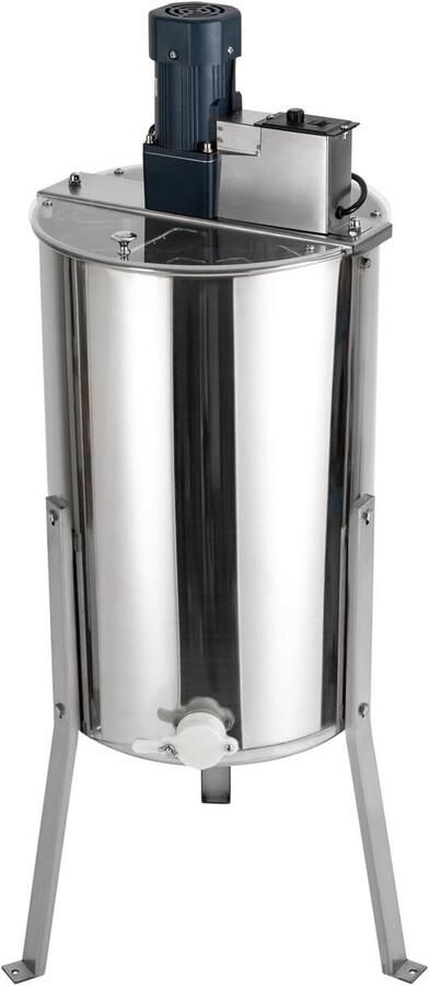 Elektrische Honingcentrifuge Honing extractor Honing scheiden Drie bijenkorven tegelijk 38 x 60 cm Zilver