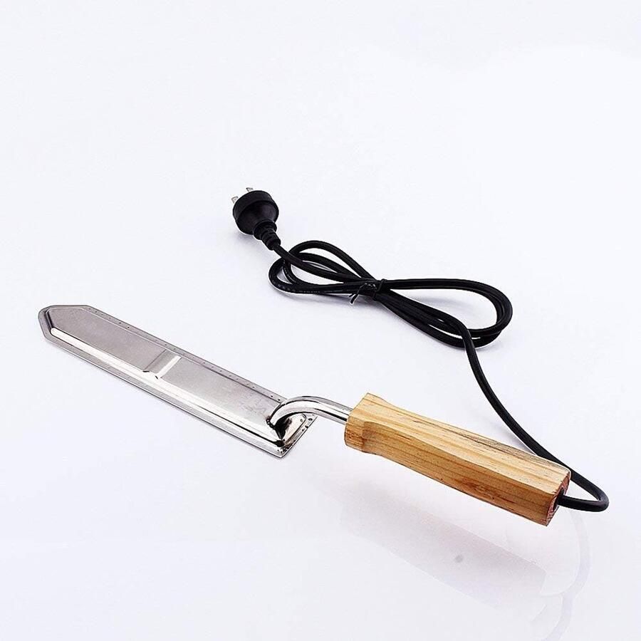 Elektrische Honingschraper Bijenteelt Gereedschap Honing Extractie Verwarmbaar Roestvrij Staal Mes 445 cm Lengte