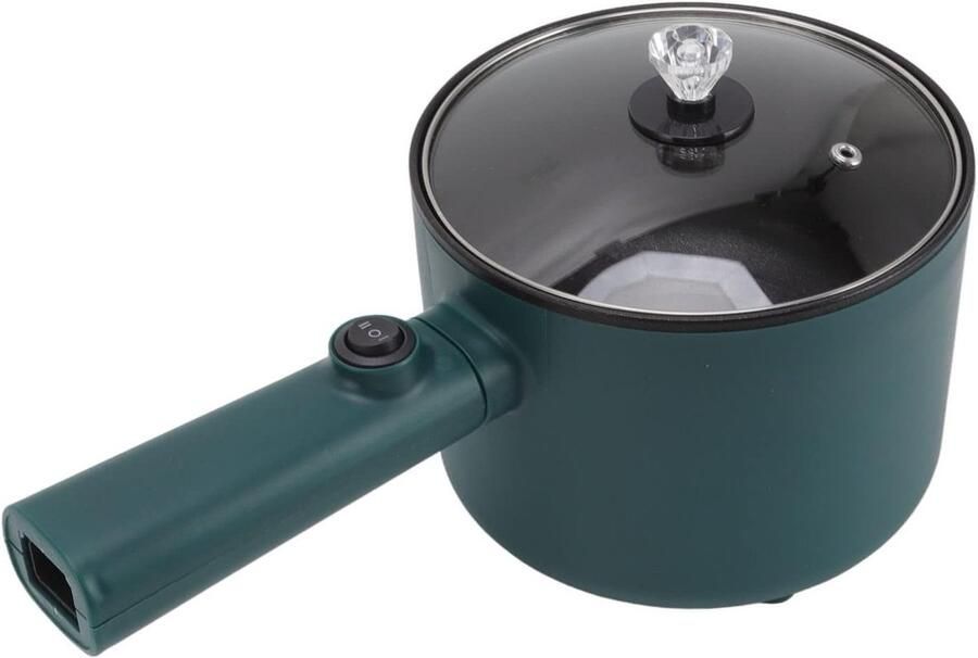 Elektrische Hotpot 1.8L Multicooker voor Noodles Soepen en Stoven Ideaal voor Reizen en Studentenhuizen