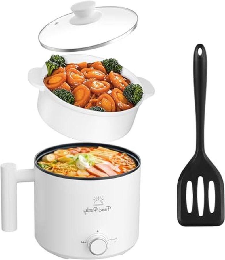 Elektrische Hotpot Kookpan Stomer Snel Koken Dubbele Vermogensinstellingen 18 Liter Zwart