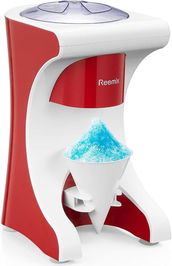 Elektrische IJs crusher 60W Shaved Ice Machine met RVS Messen Voor Slushies Snow Cones en Cocktails Antislip Zuignappen Inclusief 3 Bekers