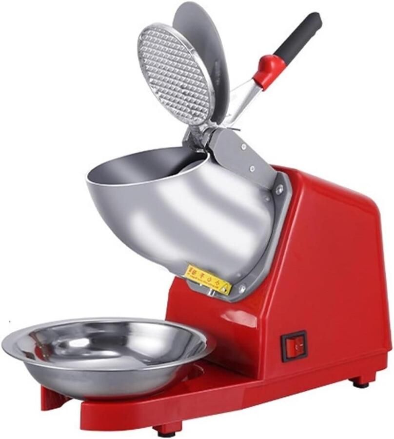 Elektrische Ijsbreker Geschoren Ijs Machine Drankjes Bereiden Krachtige Efficiëntie 5 kg Rood