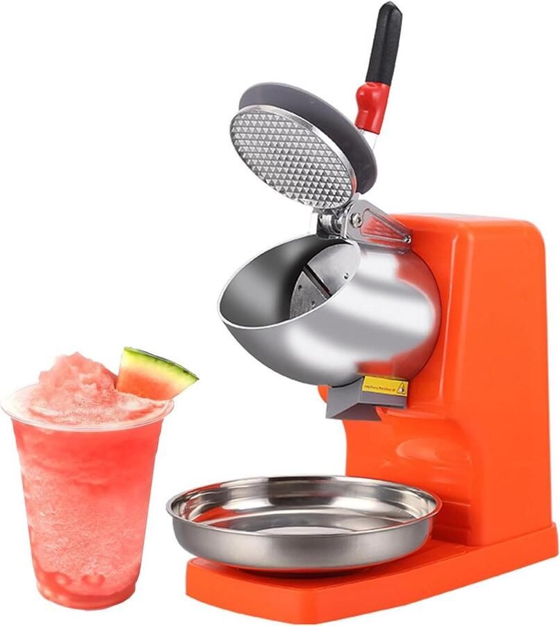 Elektrische IJsbreker Smoothiemaker IJsmachine Cocktails Maken Spatwaterdicht Ontwerp 13 x 35 x 185 cm Zilver