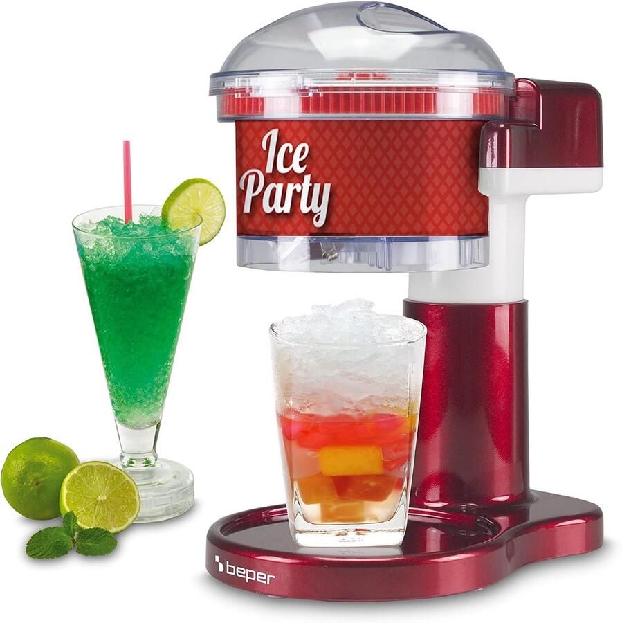 Elektrische IJscrusher Slush Machine Crushed Ice Maker IJsvergruizer voor Cocktails Smoothies & Slush RVS Messen 132 tekens Kom niet inbegrepen