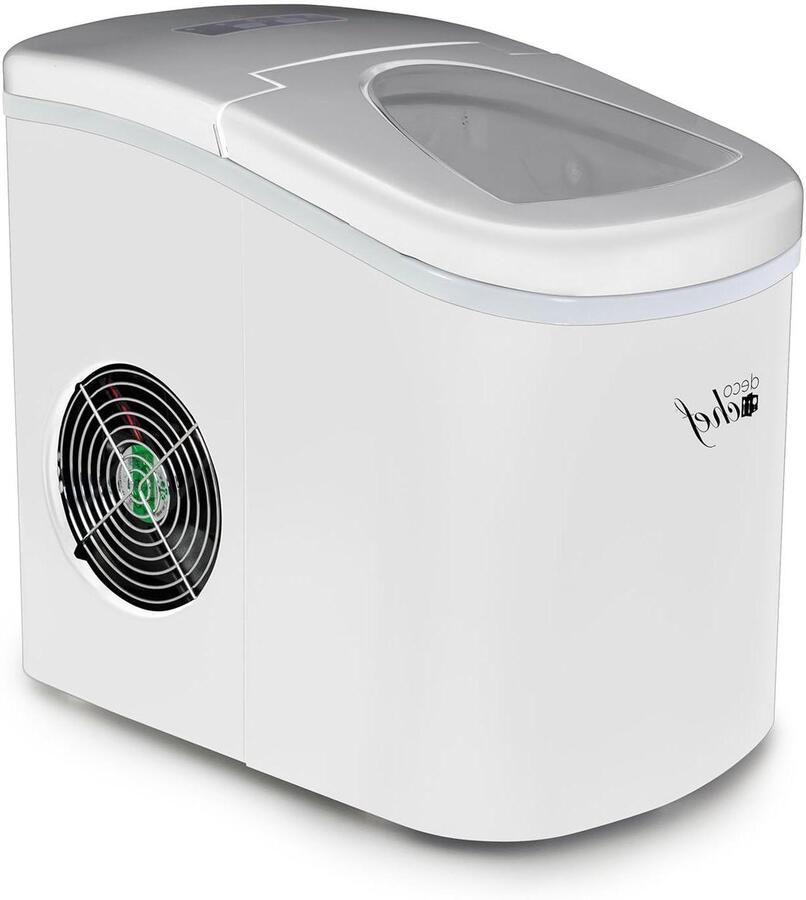 Elektrische Ijsmachine Compact Apparaat Feesten Organiseren Zelfreinigend Snel 11 kg Per Dag Wit