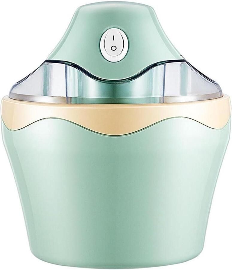 Elektrische ijsmachine Dessertmaker Yoghurtmaker Zelf ijs maken Volautomatisch DIY 500 ml capaciteit One Color