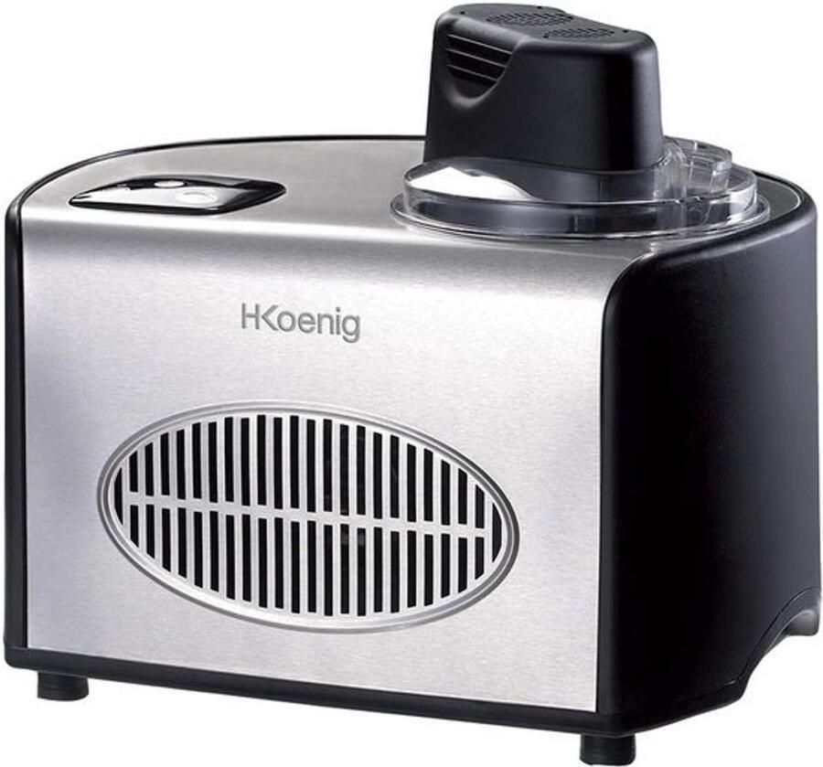 Elektrische ijsmachine met koelfunctie voor sorbet en yoghurtijs 1.5L