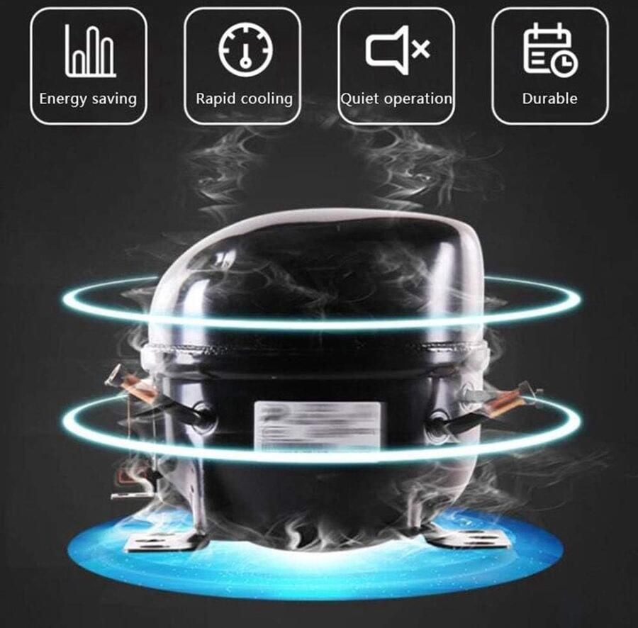 Elektrische ijsmaker Huishoudelijke ijsmachine Snel ijs maken Automatische zelfreiniging 241x260x292mm