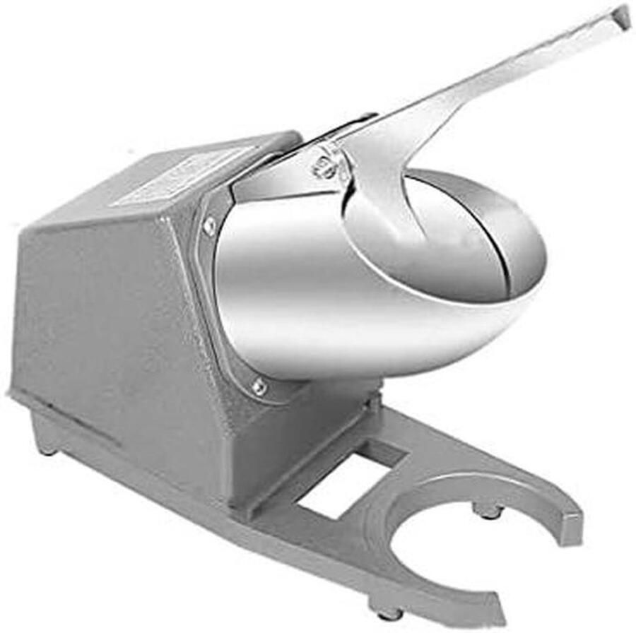 Elektrische Ijsmaker Scheerapparaat IJsmachine Cocktails Maken Roestvrij Staal Messen 40x34x14cm Zilver