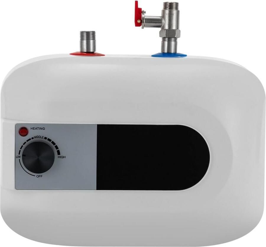 Elektrische Instant Boiler 6L Compacte Doorstroomboiler 1500W voor Keuken of Badkamer