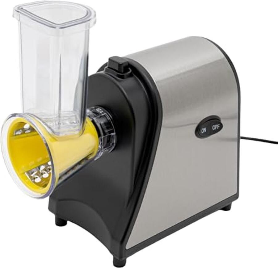 Elektrische Kaasrasp 1000 W met 5 Snijmessen Keukenmachine voor Thuisgebruik