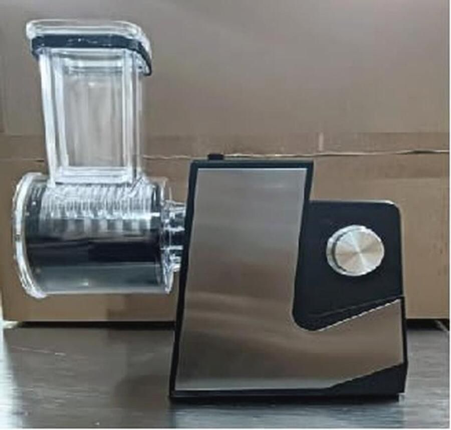 Elektrische kaasrasp en salademaker met 5 mesvormen 250 W elektrische snijmachine voor kaas groenten fruit en aardappelen