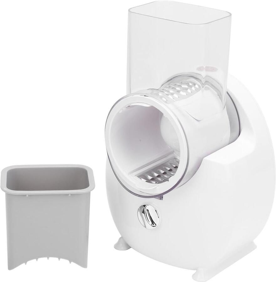 Elektrische Kaasrasp Groente Snijmachine Salade Maken Automatische Uitschakeling 29x17x17cm Wit