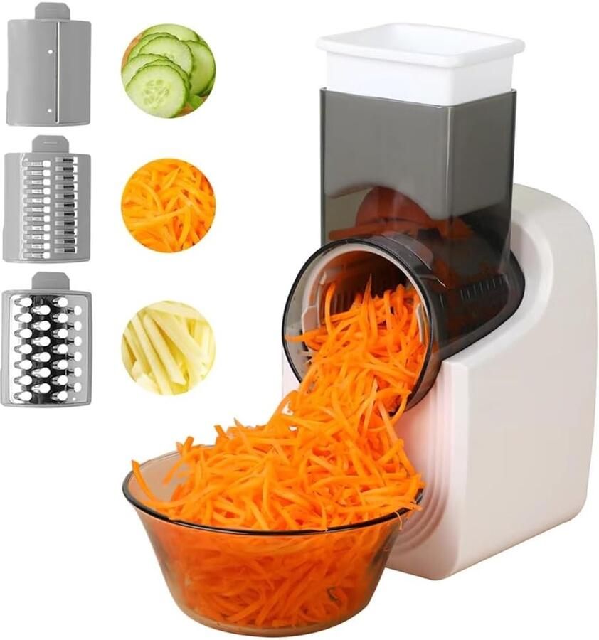 Elektrische Kaasrasp Slicer Salade Maker Keuken Gebruik Multifunctionele Werking 1350 Gram Zoals Afgebeeld