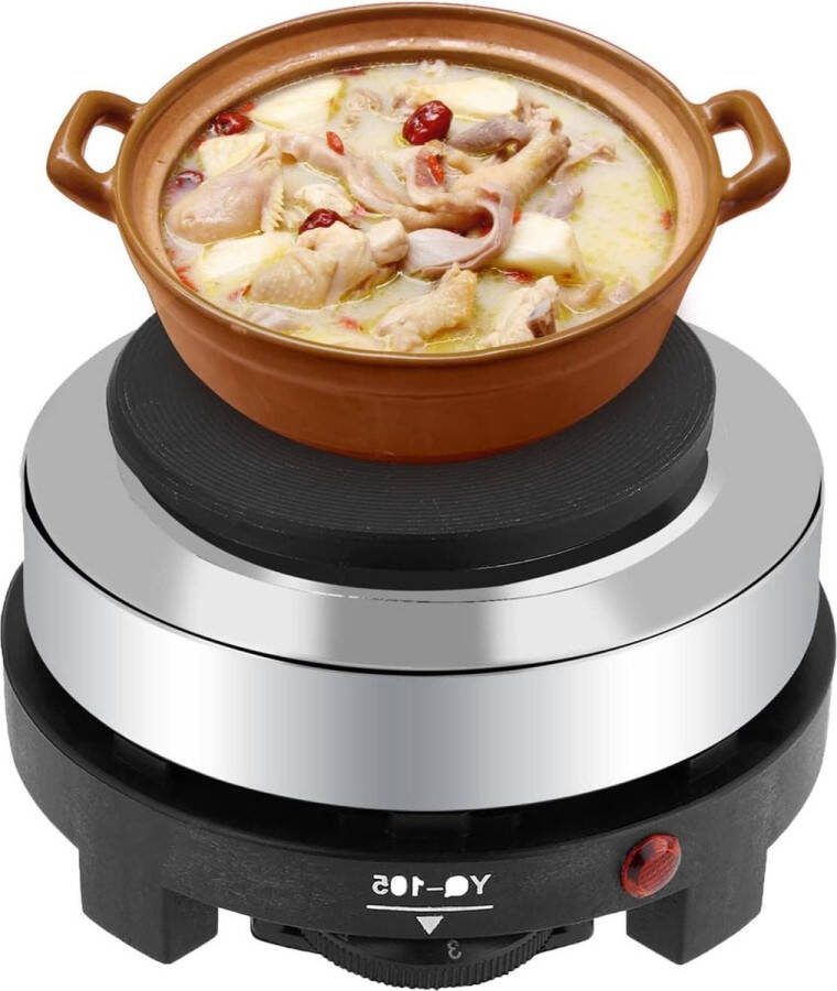 Elektrische Kachel Single Coil Brander Draagbare Hete Plaat 500W Thuis Restaurant Outdoor Koken EU Plug 220V 500W