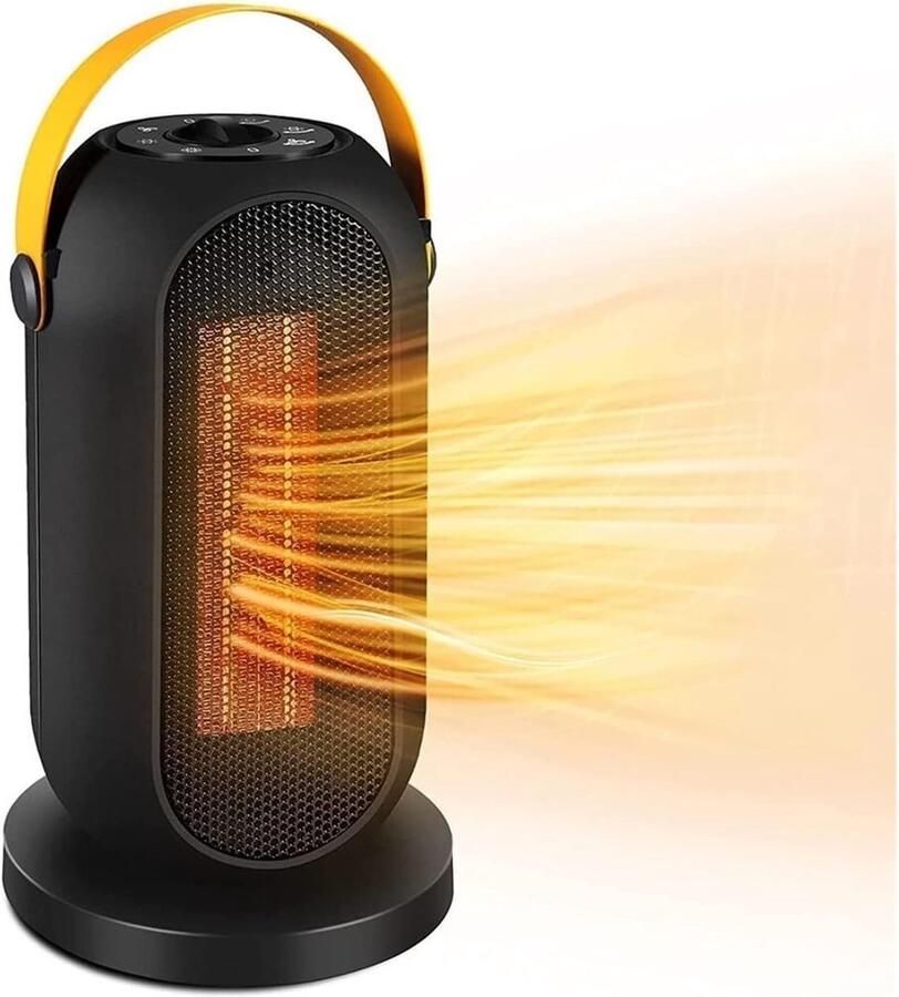 Elektrische Kachel Ventilator Verwarming Ruimte Opwarmen Intelligente Oververhitting Compact Wit