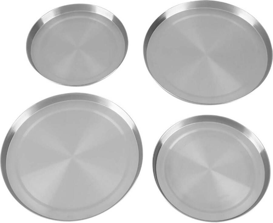 Elektrische Kachelbrander Covers RVS Kookplaat Fornuis Bescherming Ronde Gasfornuis Set Voor Keuken